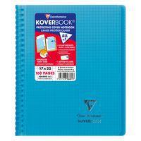 Koverbook reliure intégrale enveloppante PP transparent 17x22cm 160p Q.5x5 coloris assortis livré en boîte prê thumbnail image 8