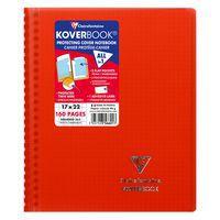 Koverbook reliure intégrale enveloppante PP transparent 17x22cm 160p Q.5x5 coloris assortis livré en boîte prê thumbnail image 7