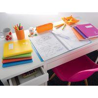 Koverbook reliure intégrale enveloppante PP transparent Rouge 17x22cm 160p ligné + marge - Image 4