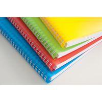 Koverbook reliure intégrale enveloppante PP transparent Rose 17x22cm 160p ligné + marge - Image 5