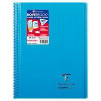 Koverbook reliure intégrale enveloppante PP transparent 24x32cm 100p Séyès coloris assortis livré en boîte prê thumbnail image 7