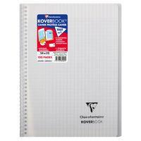 Koverbook reliure intégrale enveloppante PP transparent 24x32cm 100p Séyès coloris assortis livré en boîte prê thumbnail image 5