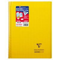 Koverbook reliure intégrale enveloppante PP transparent 24x32cm 100p Séyès coloris assortis livré en boîte prê thumbnail image 9