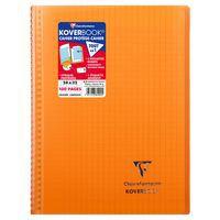 Koverbook reliure intégrale enveloppante PP transparent 24x32cm 100p Séyès coloris assortis livré en boîte prê thumbnail image 6