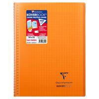 Koverbook reliure intégrale enveloppante PP transparent 24x32cm 160p Séyès coloris assortis livré en boîte prê - Image 4