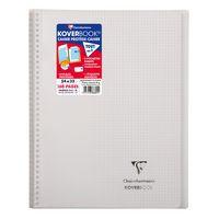 Koverbook reliure intégrale enveloppante PP transparent 24x32cm 160p Q.5x5 coloris assortis livré en boîte prê - Image 4