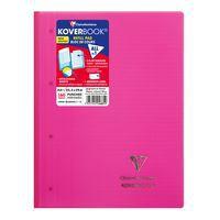 Koverbook bloc de cours agrafé grand côté perfo 4 trous 22,3x29,7cm 160p ligné + marge coloris assortis thumbnail image 9