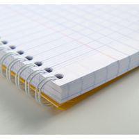 Koverbook reliure intégrale enveloppante PP transparent Rose 22,5x29,7cm 160p ligné + marge perfo 4 trous thumbnail image 4