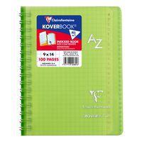 Koverbook répertoire reliure intégrale enveloppante PP transparent 9x14cm 100p Q.5x5 coloris assortis thumbnail image 5