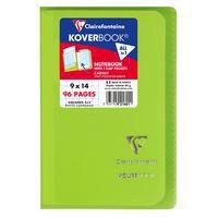 Koverbook carnet piqué polypro transparent 9x14cm 96p Q.5x5 coloris assortis - Image 2