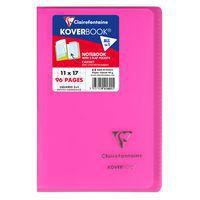 Koverbook carnet piqué polypro transparent 11x17cm 96p Q.5x5 coloris assortis - Image 2
