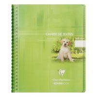 Koverbook textes reliure intégrale polypro transparent 17x22cm 148p séyès coloris assortis thumbnail image 2