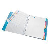 Koverbook textes reliure intégrale polypro transparent 17x22cm 148p séyès coloris assortis thumbnail image 4