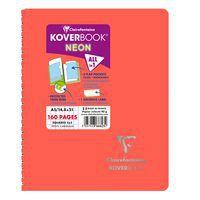 Koverbook NEON reliure intégrale enveloppante PP opaque 14,8x21cm 160p 5x5 coloris assortis - Image 5
