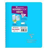 Koverbook NEON reliure intégrale enveloppante PP opaque 14,8x21cm 160p ligné coloris assortis thumbnail image 7