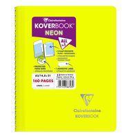 Koverbook NEON reliure intégrale enveloppante PP opaque 14,8x21cm 160p ligné coloris assortis thumbnail image 4