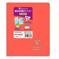 Koverbook NEON reliure intégrale enveloppante PP opaque 14,8x21cm 160p ligné coloris assortis thumbnail image 2