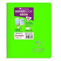Koverbook NEON reliure intégrale enveloppante PP opaque 14,8x21cm 160p ligné coloris assortis - Image 5