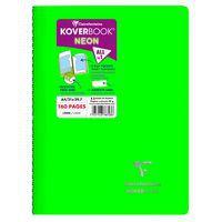 Koverbook NEON reliure intégrale enveloppante PP opaque 21x29,7cm 160p ligné coloris assortis thumbnail image 8