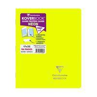 Koverbook NEON piqué PP opaque 17x22cm 96p seyès coloris assortis thumbnail image 2