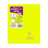 Koverbook NEON piqué PP opaque 17x22cm 96p ligné + marge coloris assortis - Image 3