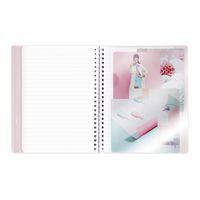 Koverbook BLUSH reliure intégrale enveloppante PP bicolore opaque 14,8x21cm 160p Q.5x5 coloris assortis thumbnail image 8