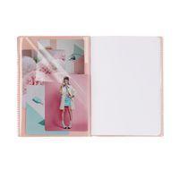 Koverbook BLUSH carnet piqué PP bicolore opaque 11x17cm 96p Q.5x5 coloris assortis - Image 2