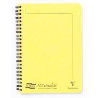 Europa A5 Notemaker reliure intégrale Jaune citron 14,8x21cm 120p détachligné - Image 2