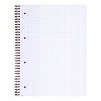 Age Bag  carnet reliure intégrale perfo 4 trous 22,5x29,7cm 160p détachables 5x5 rouge - Image 2