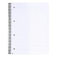 Age Bag  carnet reliure intégrale perfo 4 trous 22,5x29,7cm 160p détachables ligné noir - Image 2