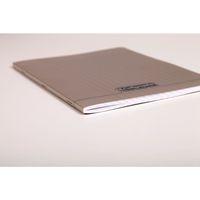 8000 POLYPRO, Cahier piqué gris 21x29,7cm 96p Q.5x5 90g - Image 2