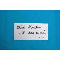 Protège-cahier grain losange 18/100ème 17x22 bleu + porte étiquette thumbnail image 2