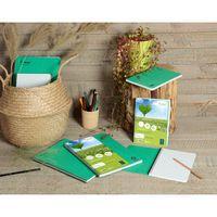 FOREVER premium, cahier reliure intégrale A4 90g recyclé Vert 120p détach Séyès - Image 2