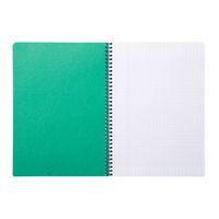 FOREVER premium, cahier reliure intégrale A4 90g recyclé Vert 120p détach Séyès thumbnail image 5