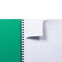 FOREVER premium, cahier reliure intégrale A4 90g recyclé Vert 120p détach Séyès - Image 3