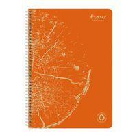 FOREVER premium, cahier reliure intégrale A4 90g recyclé 120p détachLigné coloris assortis - Image 2