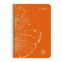 FOREVER premium, cahier reliure intégrale A5 90g recyclé 120p détachQ.5x5 coloris assortis thumbnail image 3