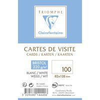 100 cartes visite 82x128 bristol 220g en bte plastique thumbnail image 3