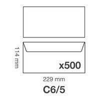 Boite 500 enveloppes auto.adh 114x229 80g - Image 2