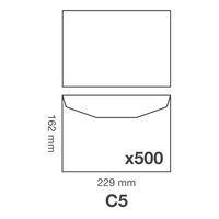 Boite 500 enveloppes gommées 162x229 80g thumbnail image 4