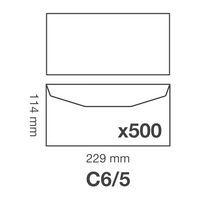Boite 500 enveloppes gommées 114x229 80g - Image 3