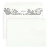 50 enveloppes 114x162 80g blanc recyclé, ss cello thumbnail image 2