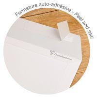 Boite 500 pochettes auto.adh 162x229 blanc 120g thumbnail image 4