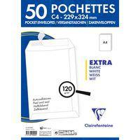 50 pochettes auto.adh 229x324 blanc 120g ss cello - Image 4