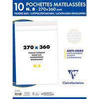 10 pochettes à bulles 270x360 Kraft blanc 90g ss film thumbnail image 2