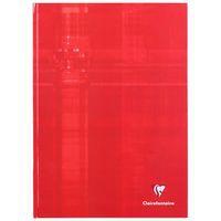 Brochure rembordée Rouge 21x29,7cm 192p ligné + marge - Image principale