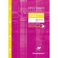 Copies doubles perfsous étui A4 - Clairefontaine