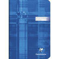 Carnet de vocabulaire piqué Ligné + marge - Clairefontaine