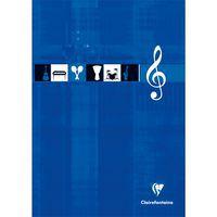 Bloc Musique encollé A4 100p - Clairefontaine
