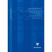 Agenda de bord 4 colonnes (24 cases/semaine) rembordé rigide 21x29,7cm 144p - Image principale